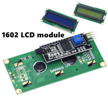 Модуль ЖКД синий зеленый экран IIC/I2C 1602 для arduino 1602 LCD UNO r3 mega2560 LCD1602 2024 - купить недорого