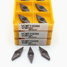 Inserção giratória vcmt110304 vp15tf ferramenta de rotação com carboneto de alta qualidade vcmt 110304 ferramenta de peças de torno cnc de metal 2024 - compre barato