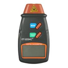 Nova venda digital laser foto tacômetro sem contato rpm tach digital laser tacômetro velocímetro medidor de velocidade do motor 2024 - compre barato