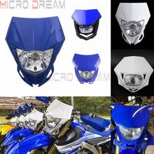 Supermoto-farol dianteiro para yamaha, dual sport, yzf, wr, wrf 125, 250, 450, wr250f, wr450f, enduro, klx, crf, cr 2024 - compre barato