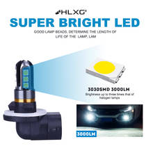 Bombilla LED antiniebla para faro delantero de coche y motocicleta, lámpara de 27w H27W/1 H27W/2 881 K, luz de marcha, diodo de haz Alto y Bajo, hlxg, 6000 2024 - compra barato
