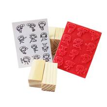 10 sets/lot New Clear Stamps Miss&Mr DIY Wooden Rubber Stamp Set For Scrapbooking Handmade Decal Diary Photo Album Wholesale 2024 - buy cheap