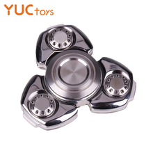 Senior Aluminium Oxide Metal Hand Spinner Stainless Steel Brass Plating Diamond Polishing 606 Mute Bearing Finger Fidget Gyro 2024 - buy cheap