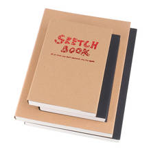 A4/A5 Sketchbook Notepad for Artist Sketch Drawing Design, 120Sheet Vintage Sketch Book Diary Drawing Notebook Gift 2024 - buy cheap