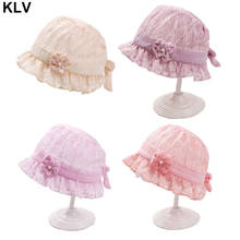 Lace Newborn Baby Hat Cute Cotton Kids Girl Hat Cap Princess Infant Toddler Baby Bonnet Summer Sun Hat 0-1 Years 2024 - buy cheap