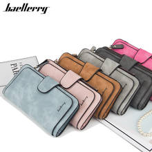 Baellerry Women's Wallet Leather Female Purse For Women Coins Pocket Card Holder Money Bags Casual Long Lady Clutch Phone Wallet 2024 - buy cheap
