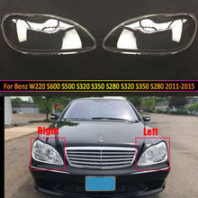 Headlight Lens For Mercedes-Benz W220 S600 S500 S320 S350 S280 1998~2005 Headlamp Cover Car Replacement Front Head Auto Shell 2024 - buy cheap