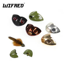 Wifreo 5PCS Fly Tying Fish Head Fish Mask Streamer Tying Size S L Sculpin Helmet Streamer 2024 - buy cheap