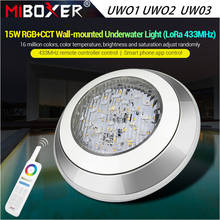 MiBoxer UW01 UWO2 UW03 RGB+CCT Wall-Mounted Underwater Light (LoRa 433MHz) Smart Lamp Remote APP Third Party Voice Control IP68 2024 - buy cheap