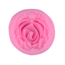 Forma de silicone flor de rosa 3d para bolo, molde para fondant, confeitaria, chocolate, sabonete, bolo, cupcake, ferramentas de decoração 2024 - compre barato