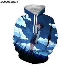 Jumeast Brand Men/Women 3D Printed Sweatshirt Cartoon anime your name Long Sleeve Fashion Sport Pullover hoodies 2024 - buy cheap