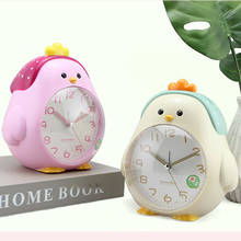 Cute cartoon chick alarm clock digital alarm clock color changing clock kids cartoon toys 2024 - buy cheap