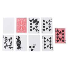 Trucos de magia con cartas de impresión rápida, accesorios para trucos de magia, magia mágica de primer plano 2024 - compra barato