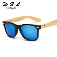 WarBLade Retro Wood Sunglasses Men Bamboo Sunglass Women Brand Design Sport Goggles Gold Mirror Male Sun Glasses Shades 2019 2024 - buy cheap
