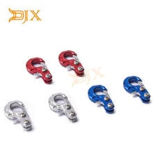 DJX RC Crawler Accessories Tow Chain with Trailer Hook for 1/10 Axial SCX10 90046 TAMIYA CC01 RC4WD D90 D110 TF2 Traxxas TRX4 2024 - buy cheap