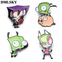 DMLSKY creative theme Brooch Cartoon Enamel Pins For Women Men Backpack Pins Personality Kids Pin Charm Jewelry M3592 2024 - buy cheap