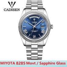 CADISEN C8185 Men`s Watch MIYOTA-8285 Movt Automatic Mechanical Watches Men 50M Waterproof Auto date Watch Men relogio masculino 2024 - buy cheap