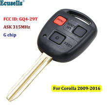 3 botão pedir 315mhz remoto chave g chip para para toyota corolla 2009-2016 fcc id: GQ4-29T toy43 2024 - compre barato