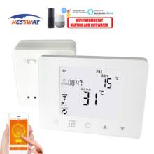 Tuya-termostato elétrico sem fio, 16a, wi-fi, rf, sensor duplo, fio infravermelho, para piso 2024 - compre barato