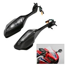 Motorcycle Mirrors For Honda CBR1000RR CBR 1000 RR 2017-2019 2018 Turn Signal LED 2024 - buy cheap