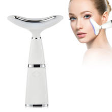 Remove Double Chin Neck Face Lifting Tool Beauty Device Lifting Remove Wrinkle Line LED Photon Therapy 45°C Sonic Vibration Slim 2024 - buy cheap