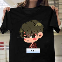 Cotton T Shirt tops EXO KAI SEHUN Kpop Tshirts Men HIP HOP Streetwear T-Shirt Short Sleeve Tee Tops Women T Shirts Fashion 2018 2024 - buy cheap