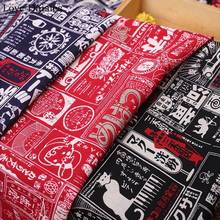 Newspaper In Japanese Cat 100% Cotton Fabric for Craft Handwork Home Decoration Bag Apparel kimono Tissue Patchwork Tissue Cloth 2024 - buy cheap