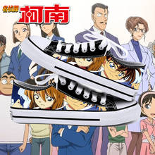 Кейс закрытый аниме мультфильм студенты Высокая помощь Косплей cos Детектив Конан обувь холщовая модная обувь Повседневная Удобная для мужчин женщин 2024 - купить недорого