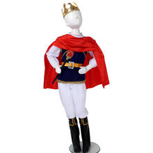 New Fancy Kids Medieval Prince King Halloween Costume Boys Carnival Cosplay Costume Birthday Gift Child Stage Performance Outfit 2024 - buy cheap