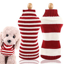 Pet Dog Sweater Knit Apparel Winter Dog Clothes Cat Clothing Stretch Dog Outfit Poodle Bichon Pomeranian Schnauzer Pet Costume 2024 - buy cheap