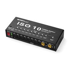 Fuente de alimentación con efecto de guitarra portátil, ISO-10, 10 salidas CC aisladas y una salida USB de 5V para efectos de guitarra de 9V, 12V y 18V 2024 - compra barato