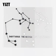 YJZT 11×14.5CM Sagittarius The Archer Zodiac Interesting Star Car Stickers Vinyl Decals Black / Silver 10A-0466 2024 - buy cheap