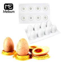 Meibum Egg Shape Muffin Baking Tools Cake Decorating Molds Silicone Cake Mold Mousse Dessert Mould Pastry Bakeware Tray 2024 - buy cheap