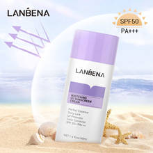 Отбеливающий УФ солнцезащитный крем LANBENA SPF50 +, фиолетовый солнцезащитный лосьон для лица и всего тела с защитой от солнца, увлажняющий дневной уход, 40 мл 2024 - купить недорого