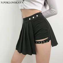 Tennis Pleated Skirts Women High Waist Summer Mini Skirt Shorts Punk Pantskirt Gym Running Sport Skort Summerly y2k Skirts Black 2024 - buy cheap