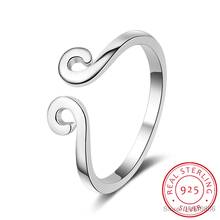 Símbolo mágico do rei macaco prata 925 para mulheres, anéis abertos para personalidade 2024 - compre barato