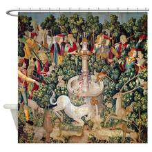 Unicorn Tapestry Decorative Fabric Shower Curtain 2024 - buy cheap