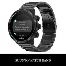 Pulseira de aço inoxidável para suunto 9 7/suunto 9 brao/suunto d5/suunto an, novo, esportivo, hr baro, brao/suunto d5/suunto an, 2024 - compre barato