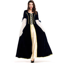 Victoria Medieval Dress Cosplay Carnival Halloween Costume Retro Vestidos Princess Palace Party Palace Dress Long Skirt 2024 - buy cheap