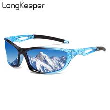 LongKeeper Fashion Polarized Sunglasses Men Women Classic Square Sport Driving Sun Glasses Male Mirror Coating Lens Shades UV400 2024 - buy cheap
