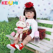 Keiumi-boneca infantil, 60 cm, boneca realista para crianças, brinquedo para presente de natal 2024 - compre barato
