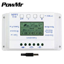 T10 Solar Controller 10A 12/24V PWM LCD Intelligent Automatic Identification Charge and Discharge Street Lamp Controller 2024 - buy cheap