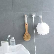 1pc Transparent Hook Strong Suction for Home Strong Sticky Transparent Wall Hook for Kitchen Bathroom Multi-Purpose Hook JA55 2024 - buy cheap