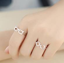 Oly2u милое волшебное кольцо для очков для женщин, Трендовое ювелирное изделие, регулируемые Открытые Кольца для девочек, детский праздничный подарок 2024 - купить недорого
