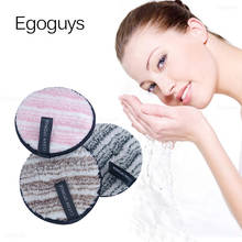 Almohadillas de tela de microfibra para quitar el maquillaje Facial, almohadilla de algodón de doble capa para limpieza Facial, toallita reutilizable para Nail Art 2024 - compra barato