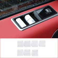 car Accessories For Land Rover Discovery 5 Range Rove Sport VOGUE13-17 Aluminum alloy Window Glass Lift Button Interior Sticker 2024 - buy cheap