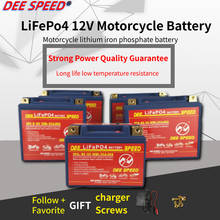 LifePo4 12V мотоциклов литиевая батарея 7Ah 9Ah с BMS лития ионный запуска ибп аккумулятор для 125 двигатель 12v lifepo4 akku емкостью перезарядки 2024 - купить недорого