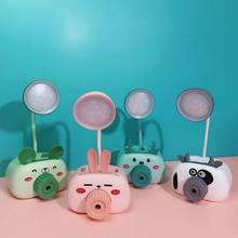 Cartoon Piggy Pen Holder Pencil Sharpener Mini Table Lamp USB Charger LED Light Child Student Eye Protection Lamp 2024 - buy cheap