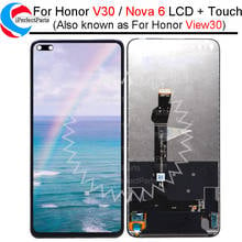 6.57'' For Huawei Honor V30 LCD Display Touch Screen Digitizer Assembly Replacement For Huawei  View 30 LCD OXF-AN00 Nova 6 LCD 2024 - buy cheap