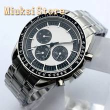 BLIGER 40mm Men's Top Luxury Sterile Mechanical Watch Silver Case Sterile Dial Date Luminous Waterproof Men's Automatic Watch 2024 - buy cheap